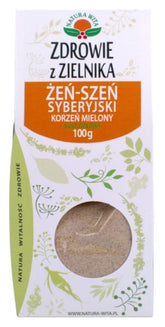 Ginseng - Raiz de Ginseng Siberiano Moída 100 NATURA WILLKOMMEN